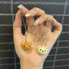 Kawaii Rilakkuma Keychains Anime Lazy Brown Bear Car Key Ring Bags Phone Cute Pendant Backpack Fashion Decor Classic Toys Gift