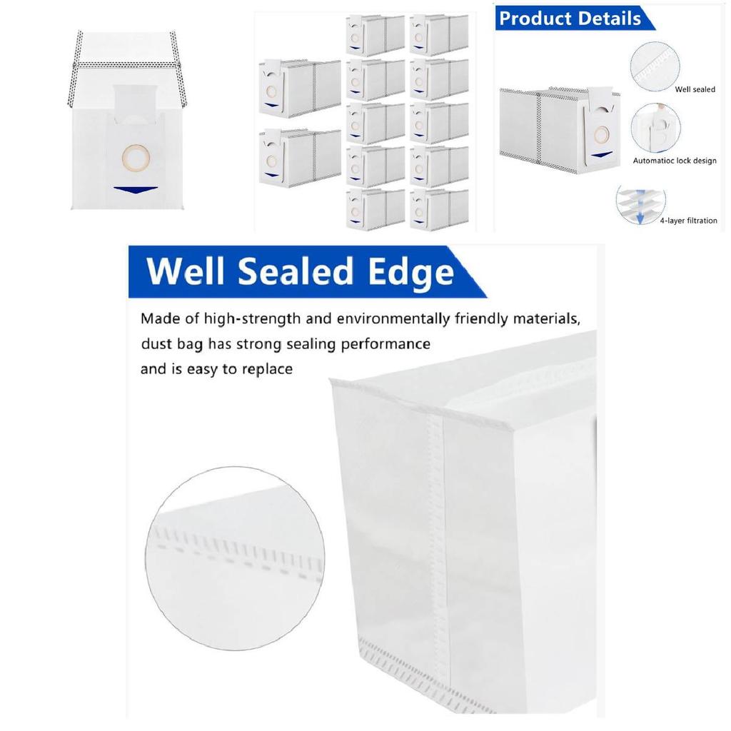 For Ecovacs T30 T30 Pro T30 Max Vacuum Dust Bags With Carbon Filter For Household Cleaning Tasks