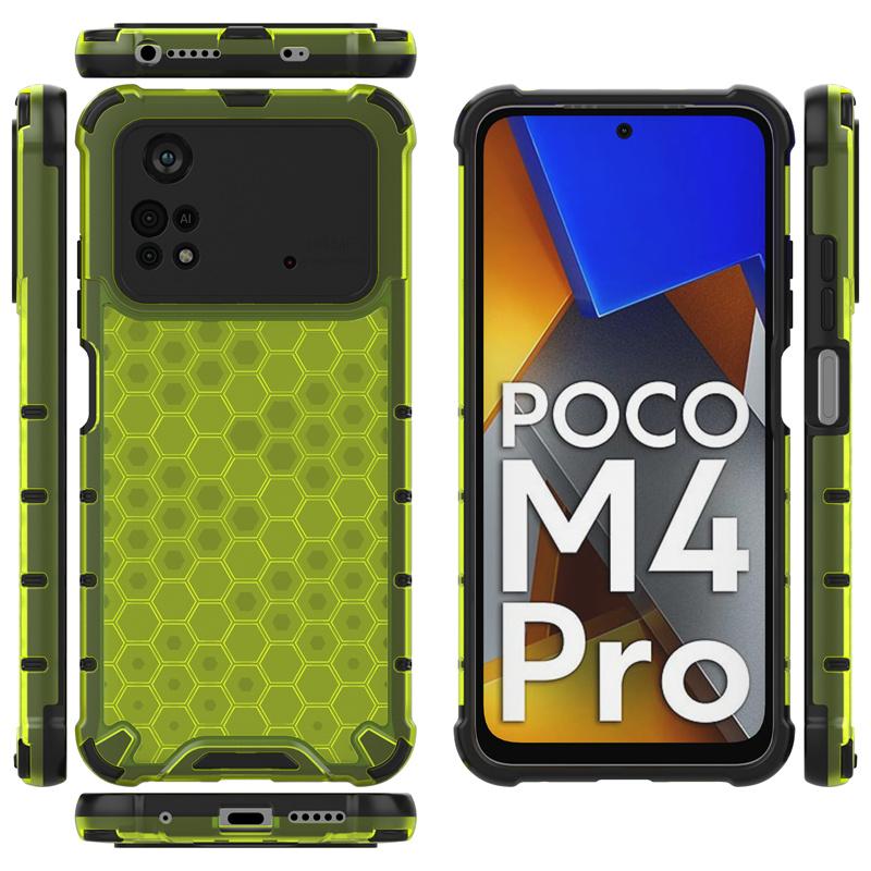 For Xiaomi Poco M4 Pro 4G Case Luxury Transparent Armor Back Cover For Poco Poko Pocco Little M4Pro M 4 Pro 4Pro M4 Pro Cases