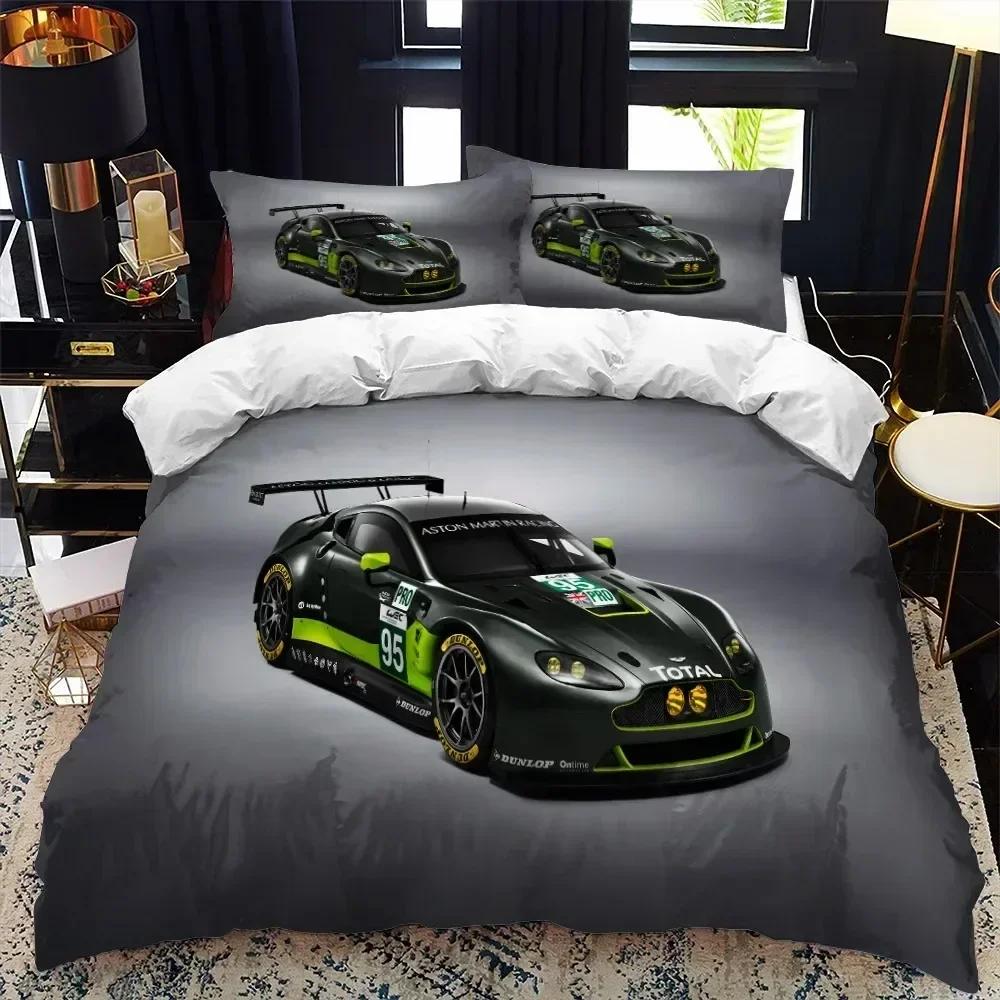 2025 Sports Car Duvet Cover Set Luxury High Quality For 3D Printed Bedding Double Queen King Bedclothes Adults Boys Home Textile