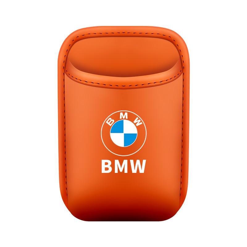 Car Sticker, Car Cup Holder, Rear Seat Drink Holder, Leather Water Cup Box Compatible with BMW i7 X7 G07 LCI iX I20 X1 U11 3 5 7 TE8
