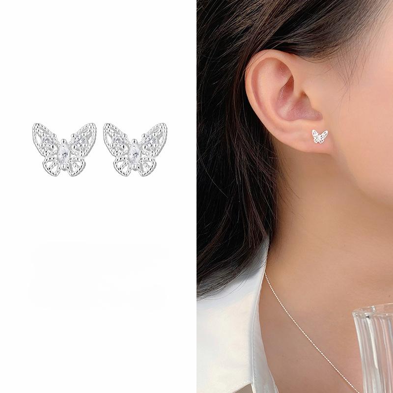 New Butterfly Earrings for Women  Trendy  Cool  High-end Niche Design Earrings