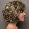 Women's Fashionable Short Hair Curly Hair Bangs Loose Synthetic Cosplay Fluffy Natural Women's Brown Wig