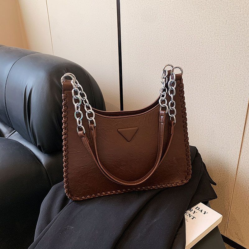 Premium popular niche large-capacity bag retro popular new underarm versatile chain shoulder bucket bag