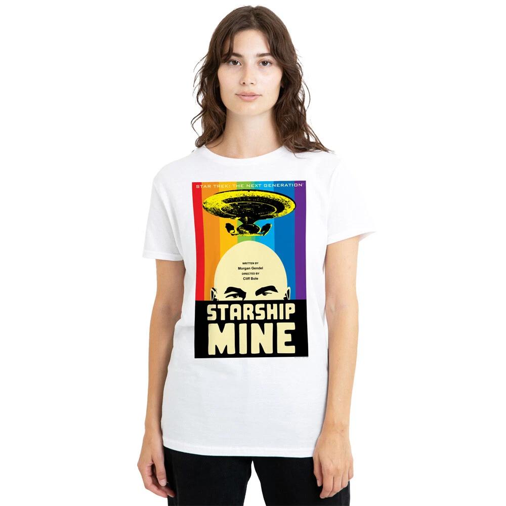 Star Trek TNG Season 6 Episode 18 Ladies T-Shirt S-2XL, White XL