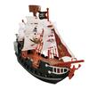 Childrens Kids Pirate Ship Pretend Toy Home Decoration Ornaments Safety Pirate Ship Model for Kids