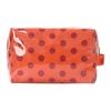 PVC Polka Dot Cosmetic Bag Travel Toiletry Organizer Waterproof Makeup Storage Case with Zipper Closure for Daily Use Washroom and Journey Essentials