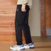 Li Ning Wade Series Straight Leg Casual Long Knit Sports Pants Men pants Black AKLR439-1
