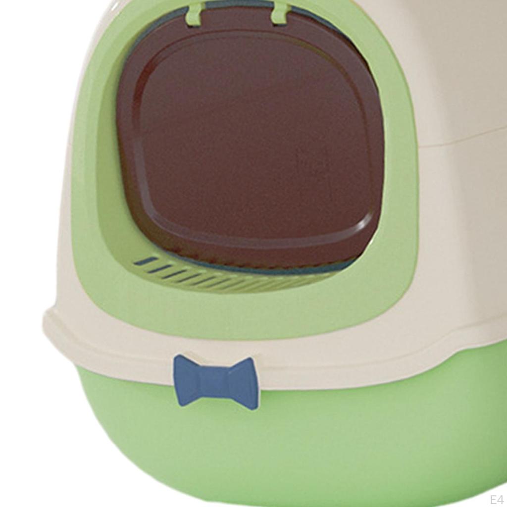 Katzentoilette mit Haube Versiegelt und Abgedeckt Geruchlos für Wohnungskatzen Groß Abnehmbar
