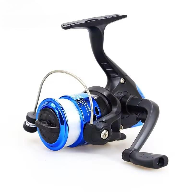 New Folding Fishing Reel 5.2:1 Spinning Reel with 60m 0.35mm Fishing Line Large Diameter Line Roller Casting Wheel Vessel Bait
