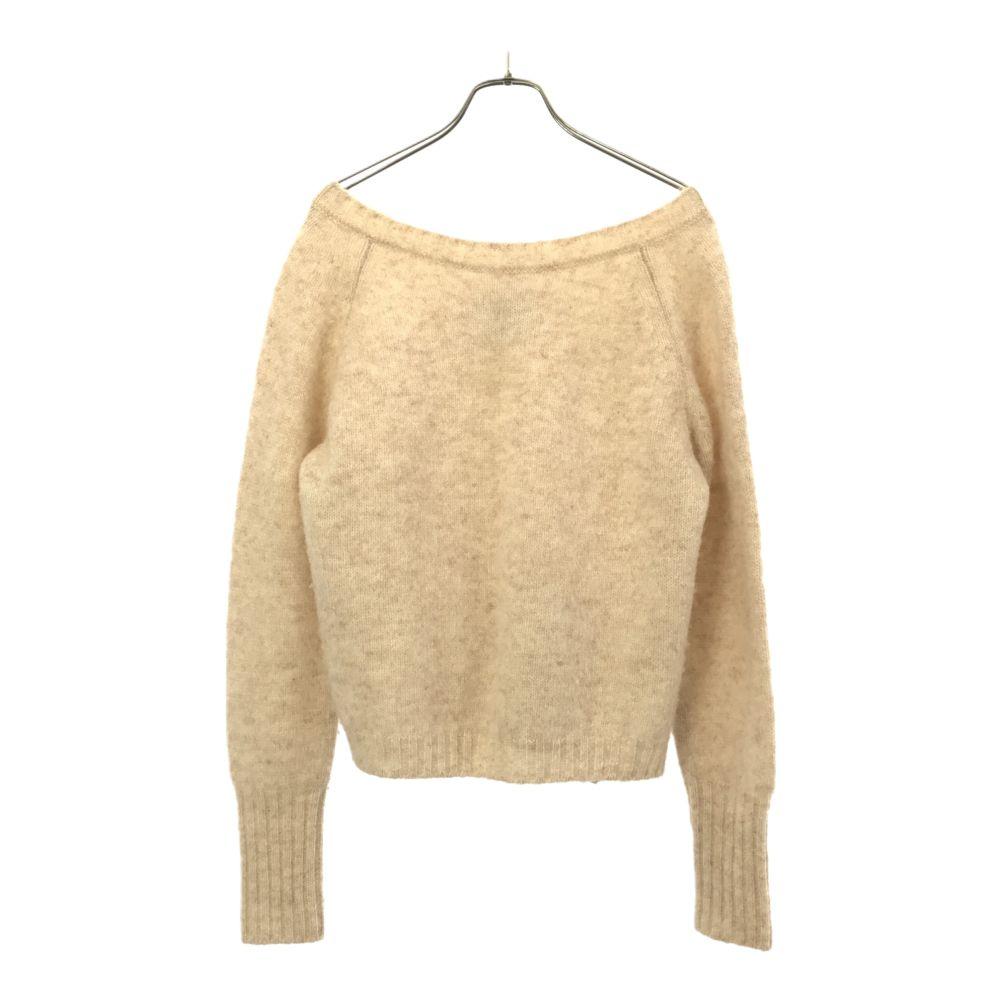MACPHEE Jamiesons wool made in Japan Long sleeve knit S beige sweater Women Used