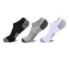 3 Pair-pack Men's Socks No Show Sport Socks Cotton Invisible Socks Big Size With Cushion Moisture Control Arch Support Mesh