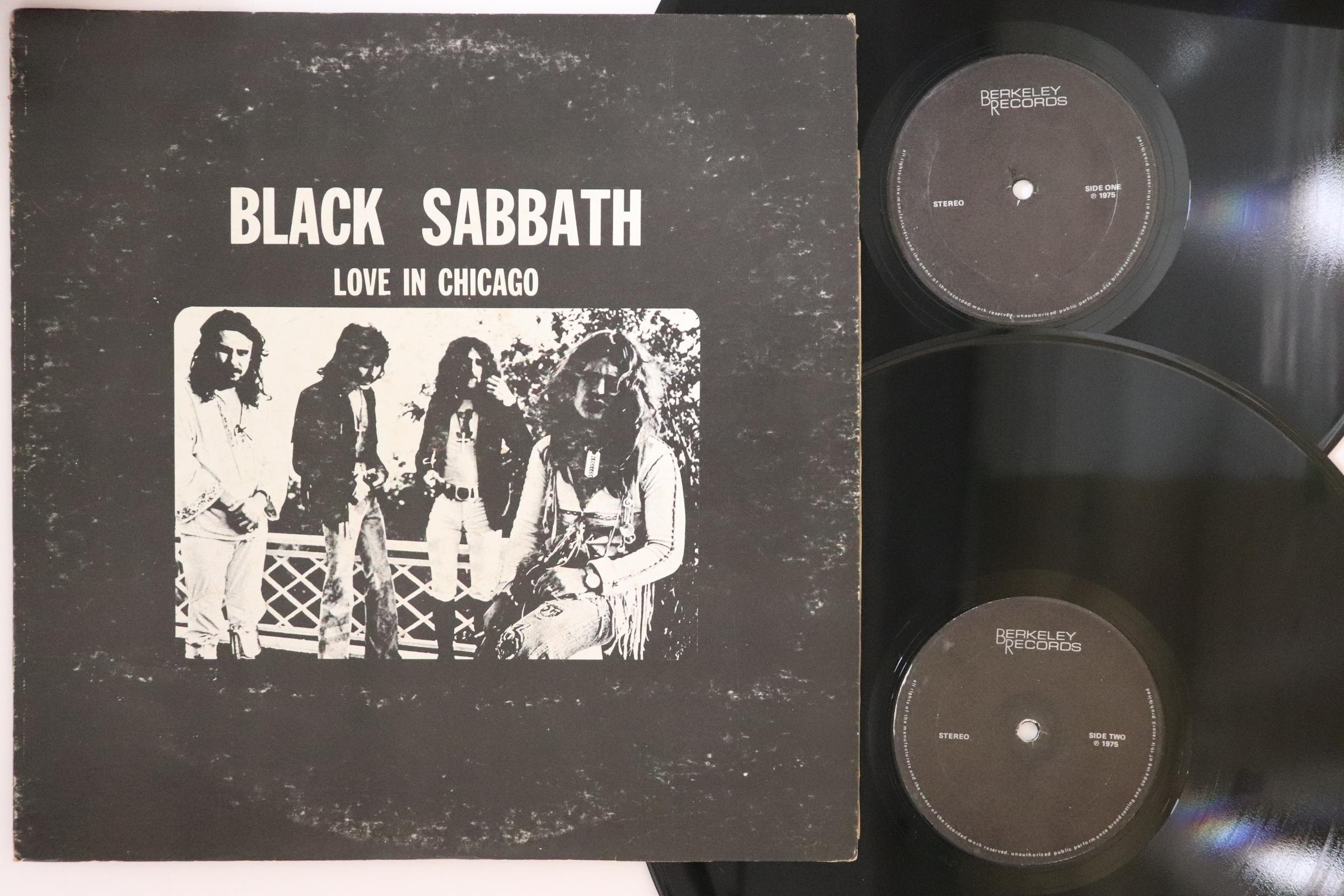

LP Record BLACK SABBATH Love In Chicago N2049 BERKELEY 1975 US Metal Used