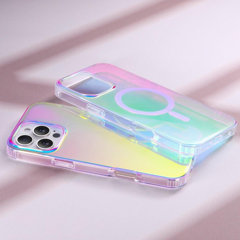 Laser Gradient Magnetic Wireless Charge Case For For Iphone 16E 16 1 14 13 12 11 Pro Max Plus For  Transparent Acrylic Cover