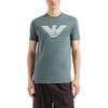 Emporio Armani Logo Crew Neck Short Sleeve T-Shirt Men tops Military-Blue 8N1TN5-1JPZZ-M9061