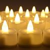 24Pcs Heart Shape Heart Electronic Candle LED Flameless Tealight Candles  Wedding Anniversary