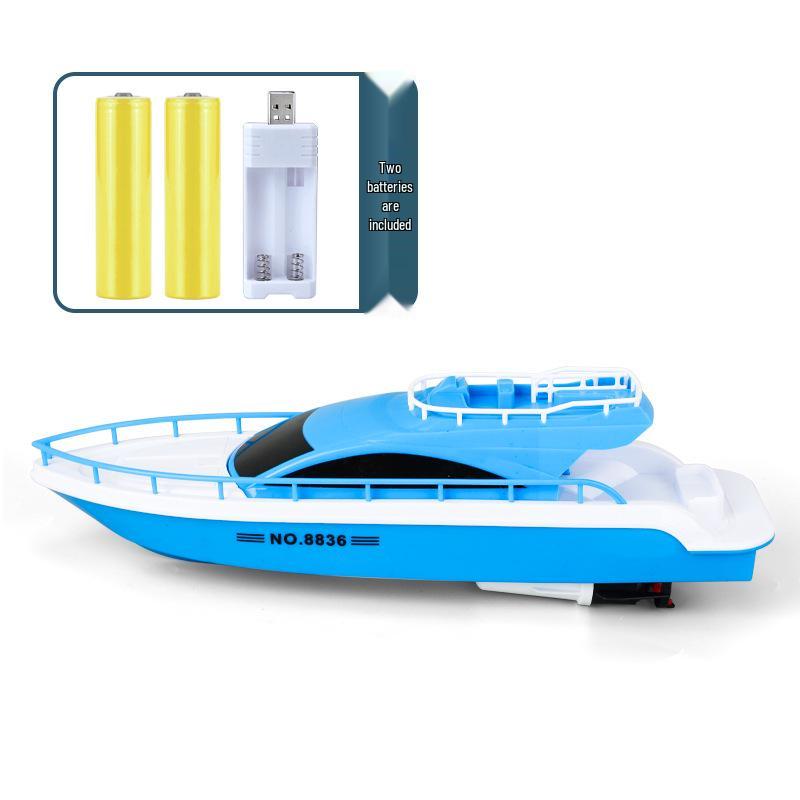Kids' Electric Speedboat Toy: Water-Ready Yacht Model for Bath Time Fun