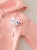 2025 Girls' Cartoon Hoodie Set: Stylish Two-Piece for Spring & Autumn