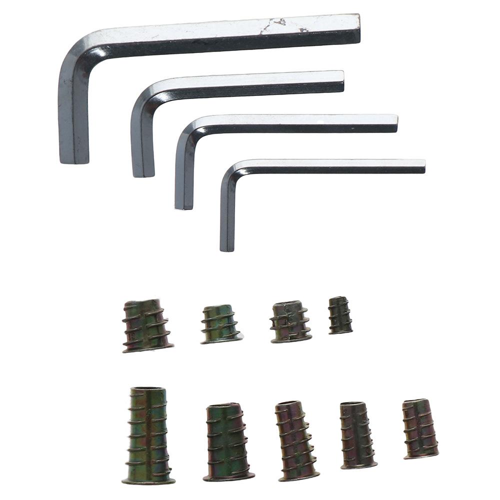 

149 шт. M4 M5 M6 M8 резьбовые вставки из оцинкованной углеродистой стали деревянные вставки деревянная мебель