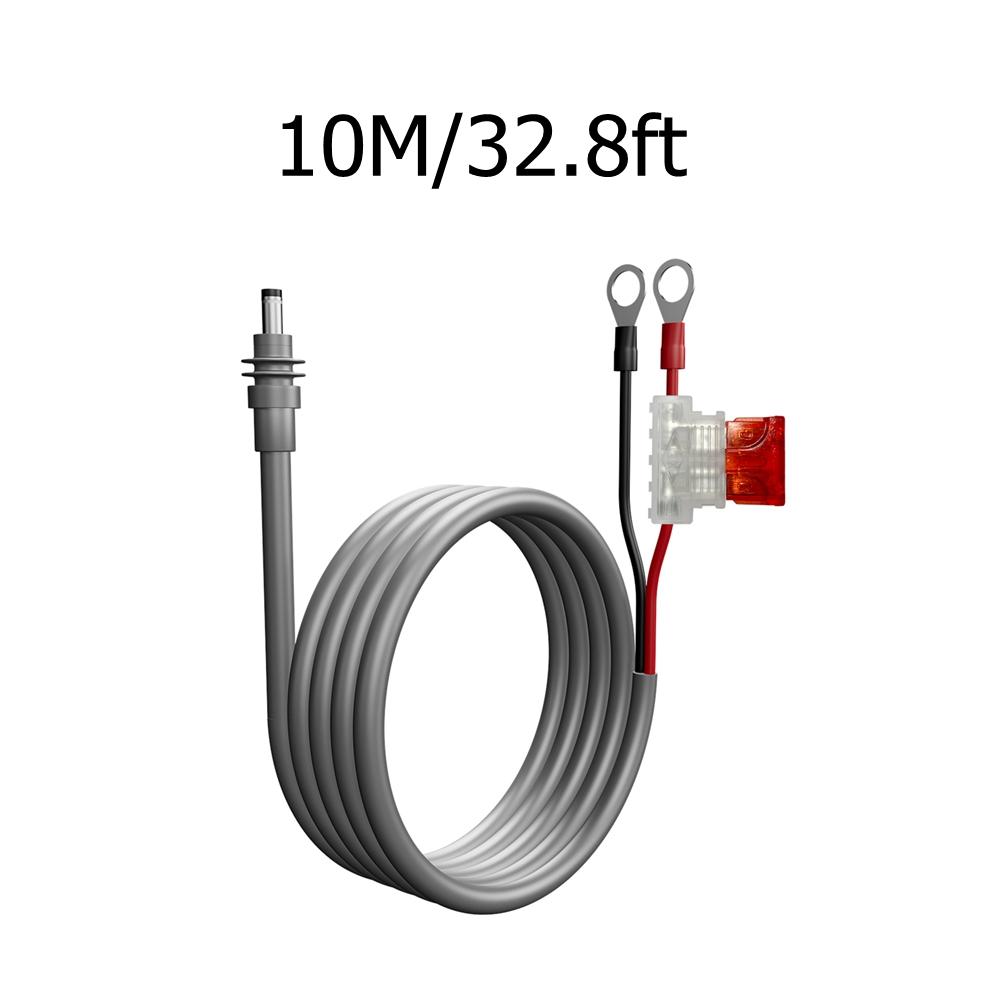 For Starlink Mini O Ring To DC Connecters Extension Cable 18AWG Power Cable for Off-Grid Camping/RV/Truck Emergency Power Supply