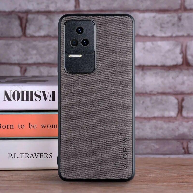 Case for Xiaomi Redmi K50 Pro 5G Coque Luxury Textile Leather Skin Soft Hard Phone Cover for Xiaomi Redmi K50 Case Funda Capa