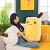 Simulated Fruit Milk Tea Cup Pillow Plush Toy Large Size Bubble Tea Doll Doll Gift