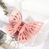 Double Layered Hollow Butterfly Hair Clip Large Solid Color Frosted Butterfly Clip Women's Fashion Hair Accessory Gift Hair Clip