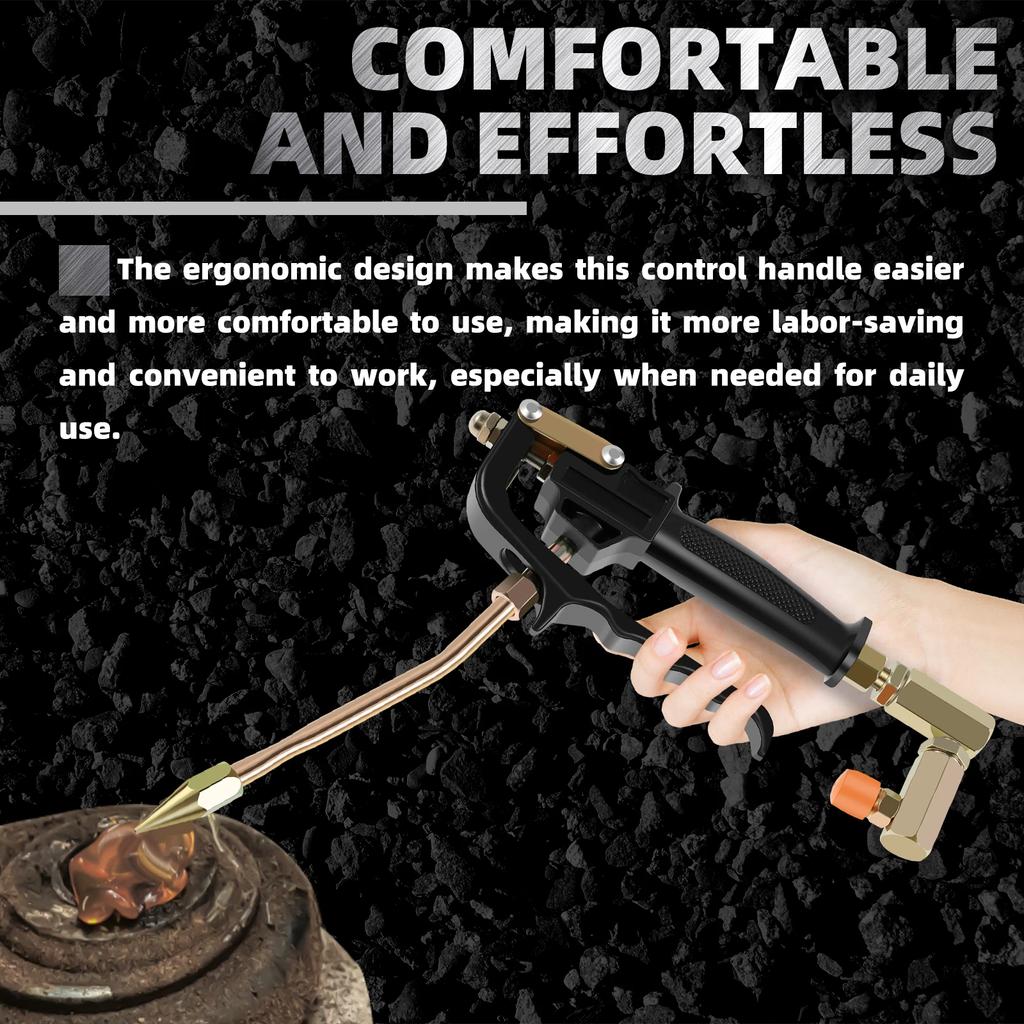 Grease Tool Control Valve High Pressure Grease Pump Head Control Handle Valve Aluminum Alloy Spinner2025