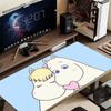 Moomin Art Mouse Pad, Large Gaming Desk Mat, Non-slip XXL Mousepad for Laptop & Tablet, Mini PC Playmat with Stitched Edges