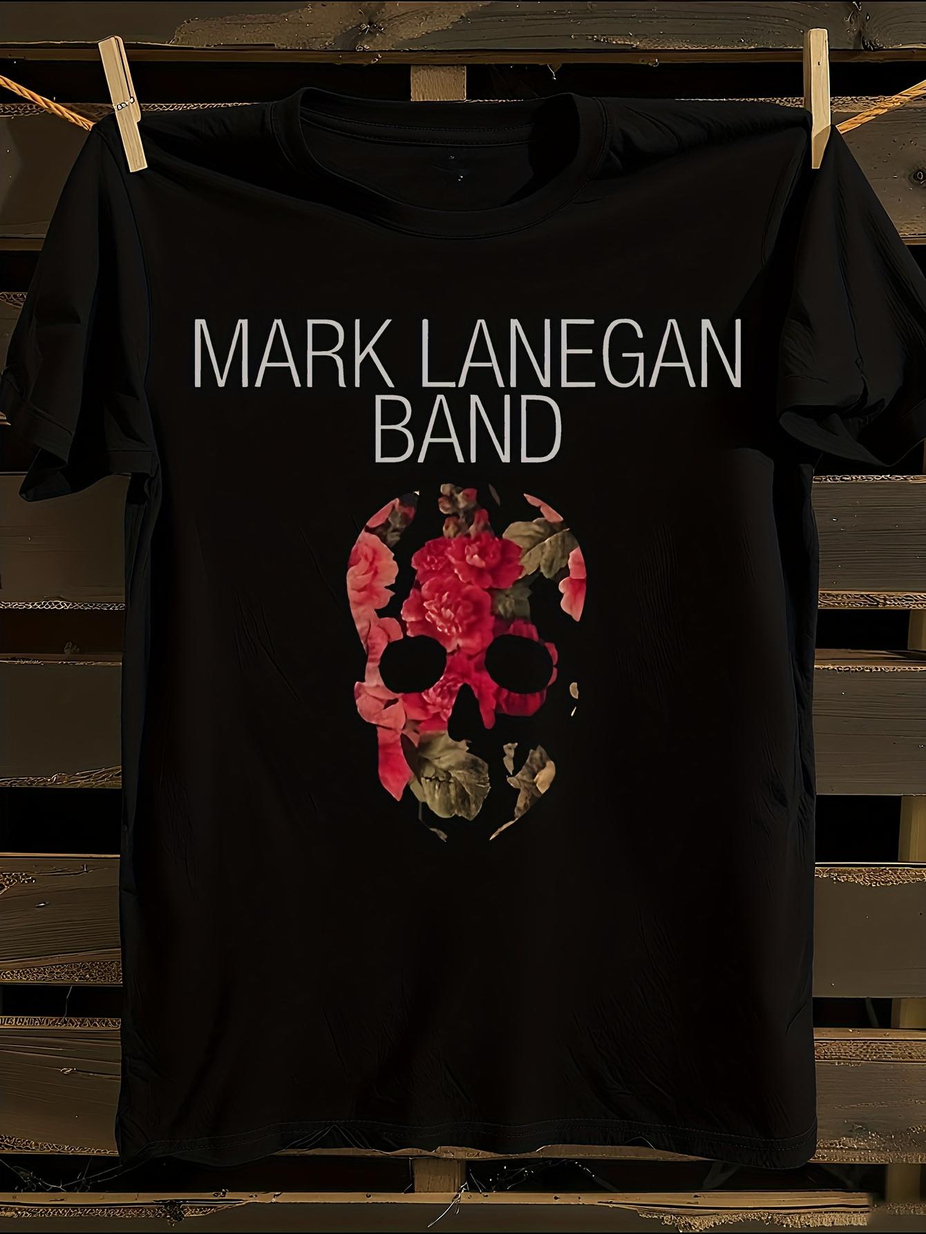 Mark Lanegan Band Heavy Cotton Black Band Logo Tshirt XXL