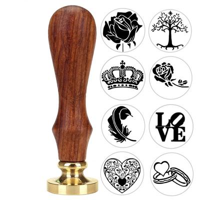 DIY Cartoon Wooden Rubber Stamp for Diaook 12 pcs//Set Durable and Useful