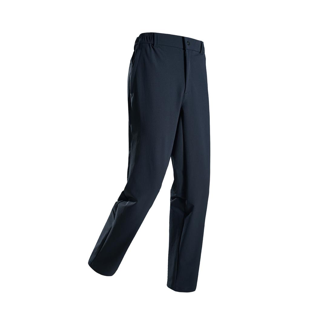 Outdoor Men's Mountaineering Sports and Casual Thin Soft Shell Pants Straight Trousers Commuting Droop Trousers