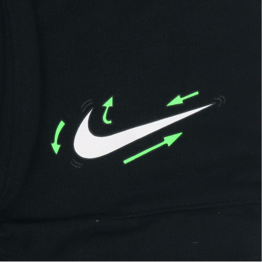 Nike Cartoon Print Casual Lace-Up Cargo Shorts Kids Bottoms Black DV3327-010