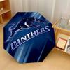 Penrith Panthers Print Auto 8?Ribs Folding Umbrella Wind Resistant Lightweight Automatic Umbrella For Daily Travel