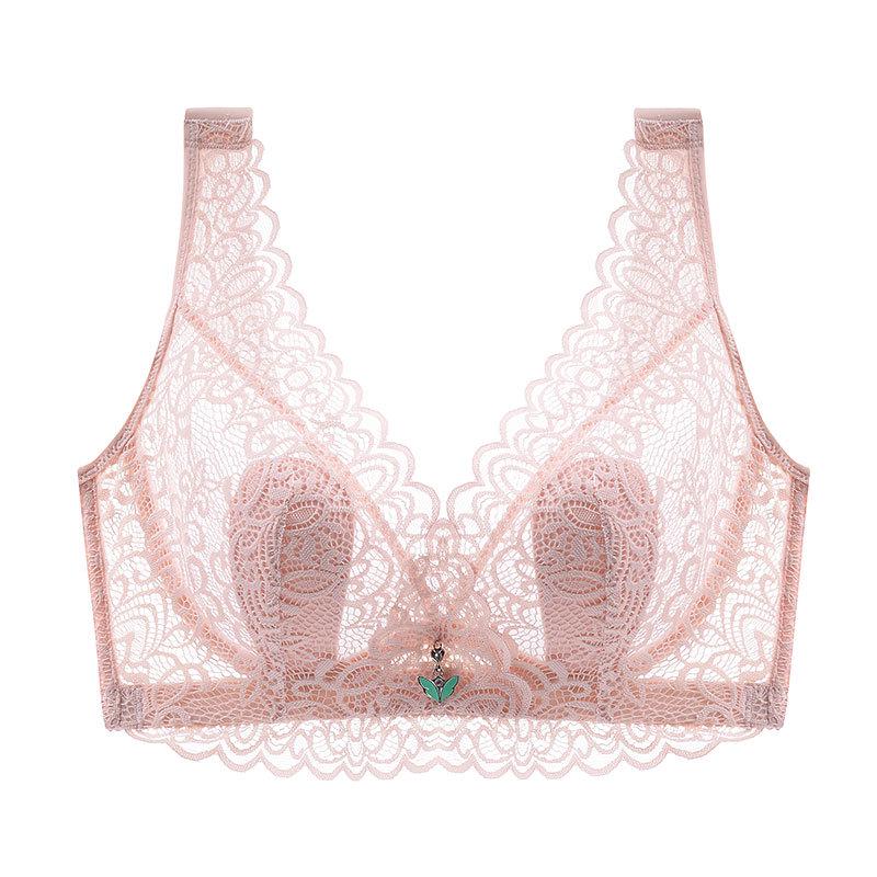 

Летний ультратонкий кружевной бюстгальтер полной чашки большого размера для женщин - Сексуальный и поддерживающий 90C