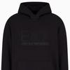 Emporio Armani FW24 Logo Letter Print Oversized Hoodie Men Hoodies Black 6DPM22-PJUAZ-1200