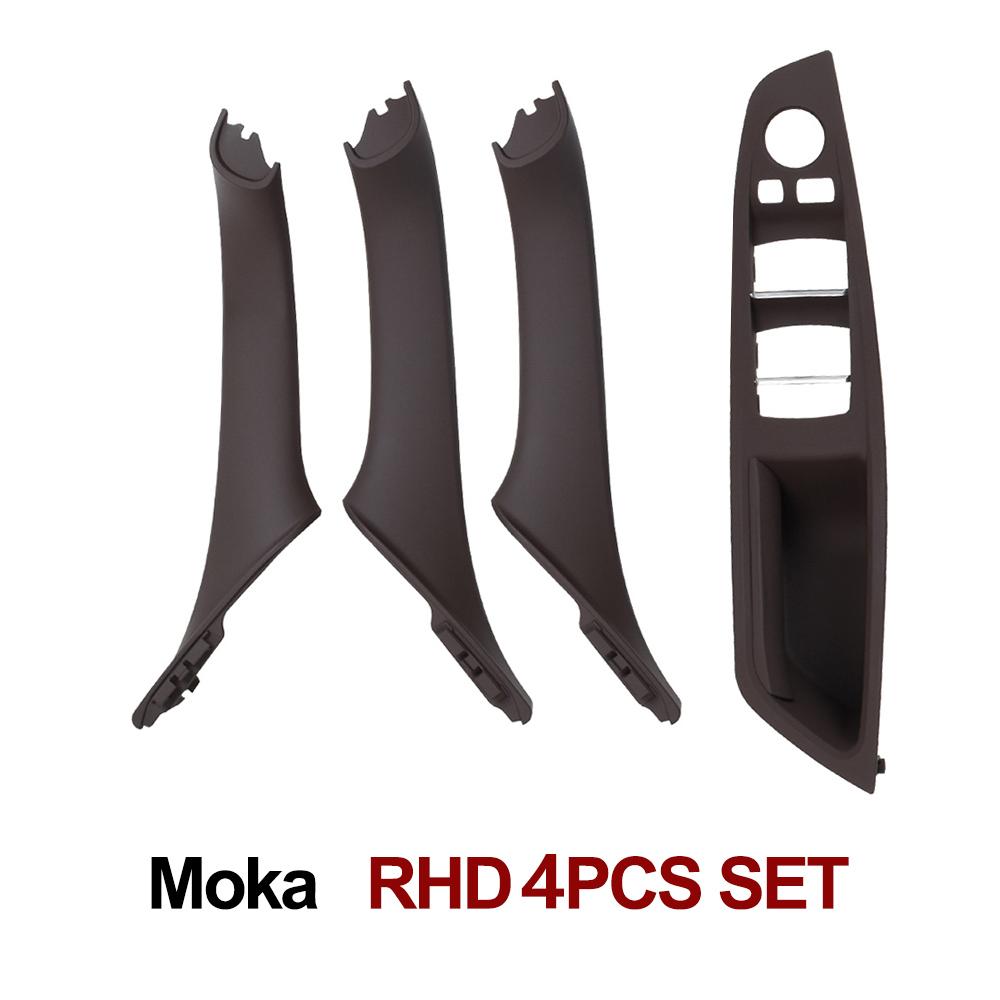 RHD Right Driver Cars Interior Armrest Door Handle Replacement 4PCS Set BMW 5 Series F10 F11 520i 523i 525i 528i 535i
