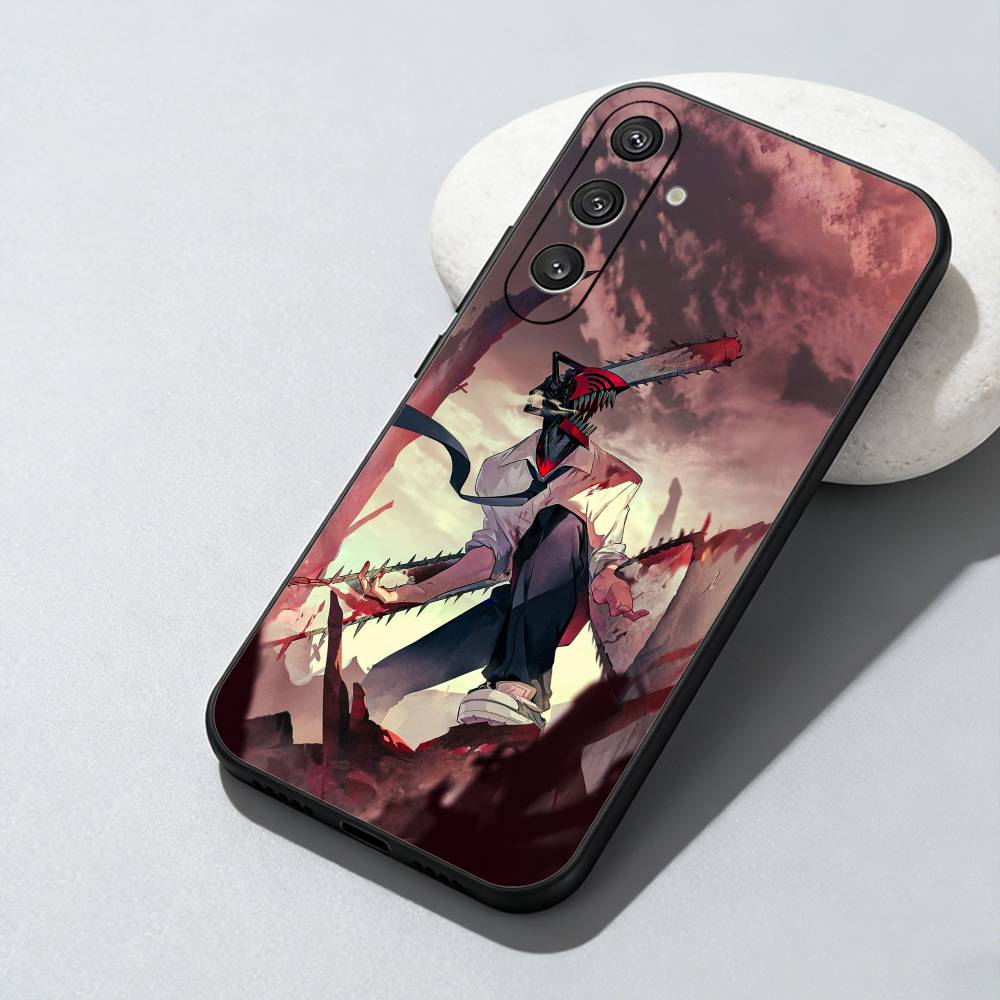 D-Denji C-Chainsaw Man  Phone Case For Samsung Galaxy A73,A72,A71,A70,A52,A51 Others Soft Black Cover
