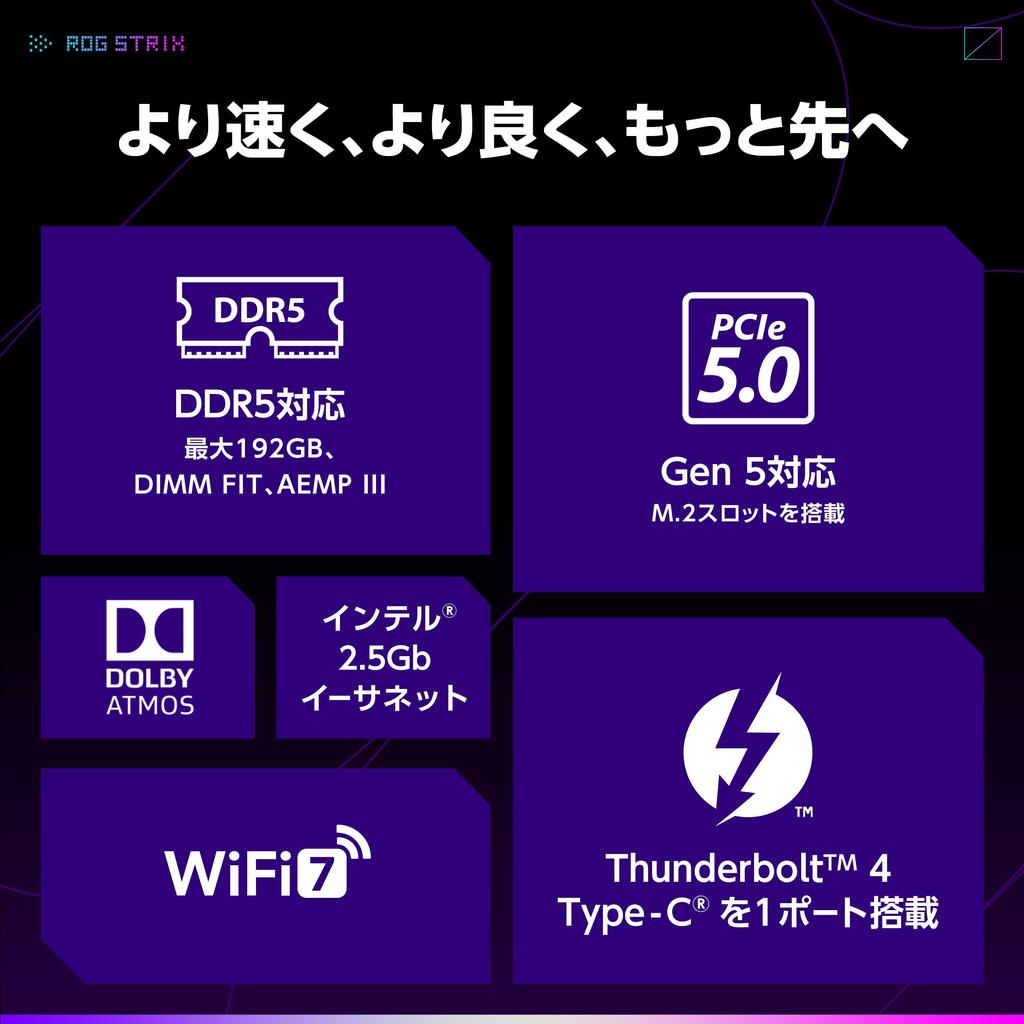 ASUS intel Core Ultra-prosessorsokkel LGA1851-kompatibel B860-utstyrt STRIX GAMING WIFI innenlandsk autorisert distributørprodukt (Serie 2)