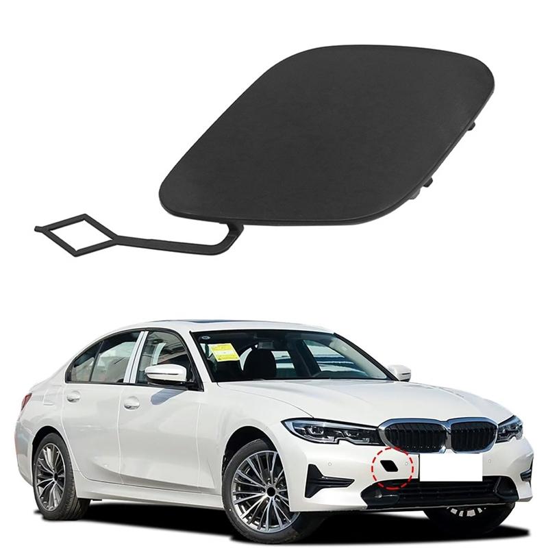 Auto For BMW 3 G20 G21 2018- 2022 Front Bumper Tow Hook Cover Cap Shell Lid Trim 51118496520 Towing Hauling