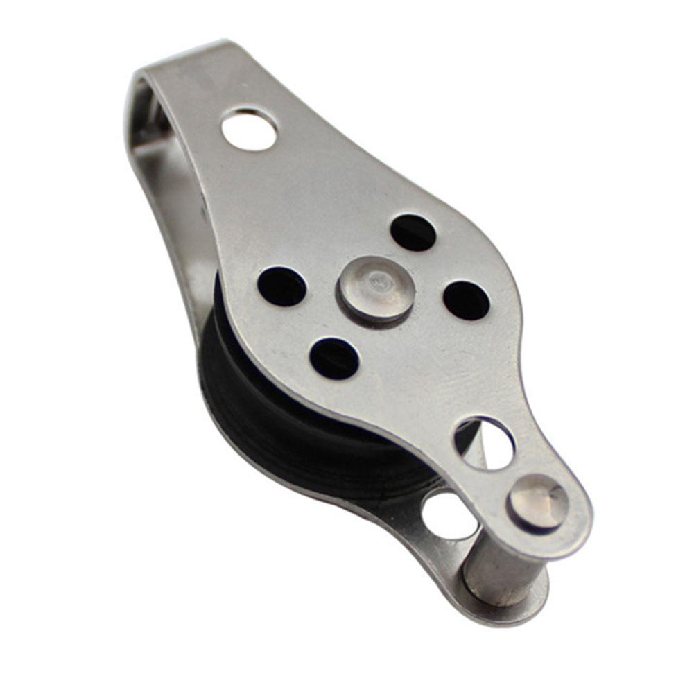 10pcs Stainless Steel  Single Pulley Strong  For Marine Lifting Hand Tools Power Tool Accessories Household Supplies