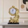 Eagle Desk Clock Minimalist Resin Art Decor Decorative Figurine Timepiece Table