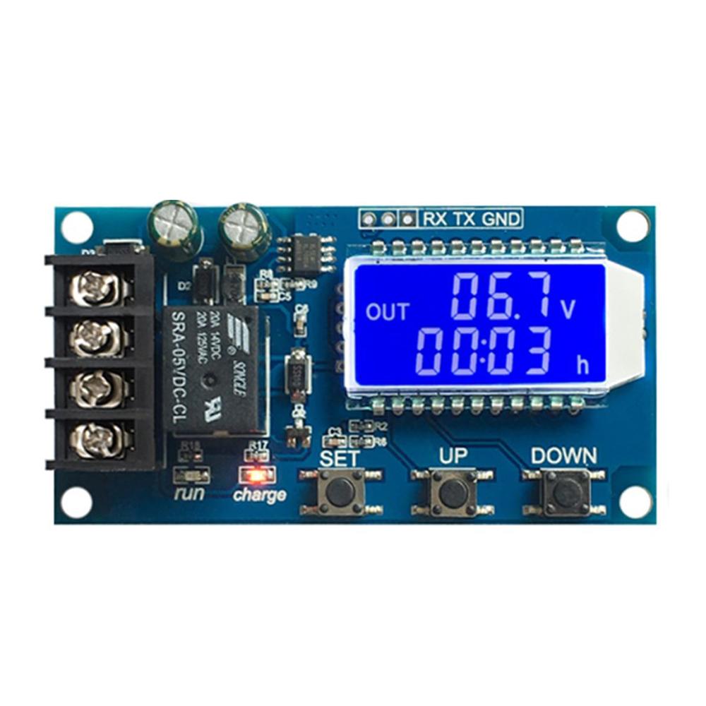 Module Chargeur de Batterie Plomb-Acide Lithium 6-60V 10A 30A Affichage LCD Contrôle Protection contre la Surcharge Carte Charge Automatique 12/24V