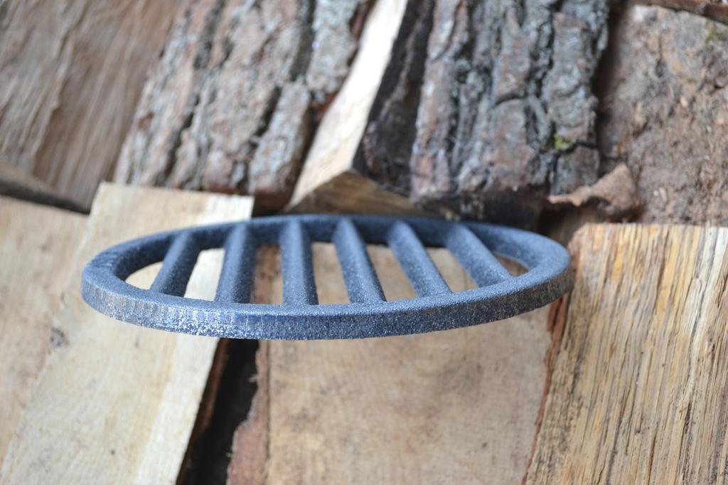 Ca167 - 19 Cm - Round Cast Iron Grate for Stove, Fireplace, Kitchen