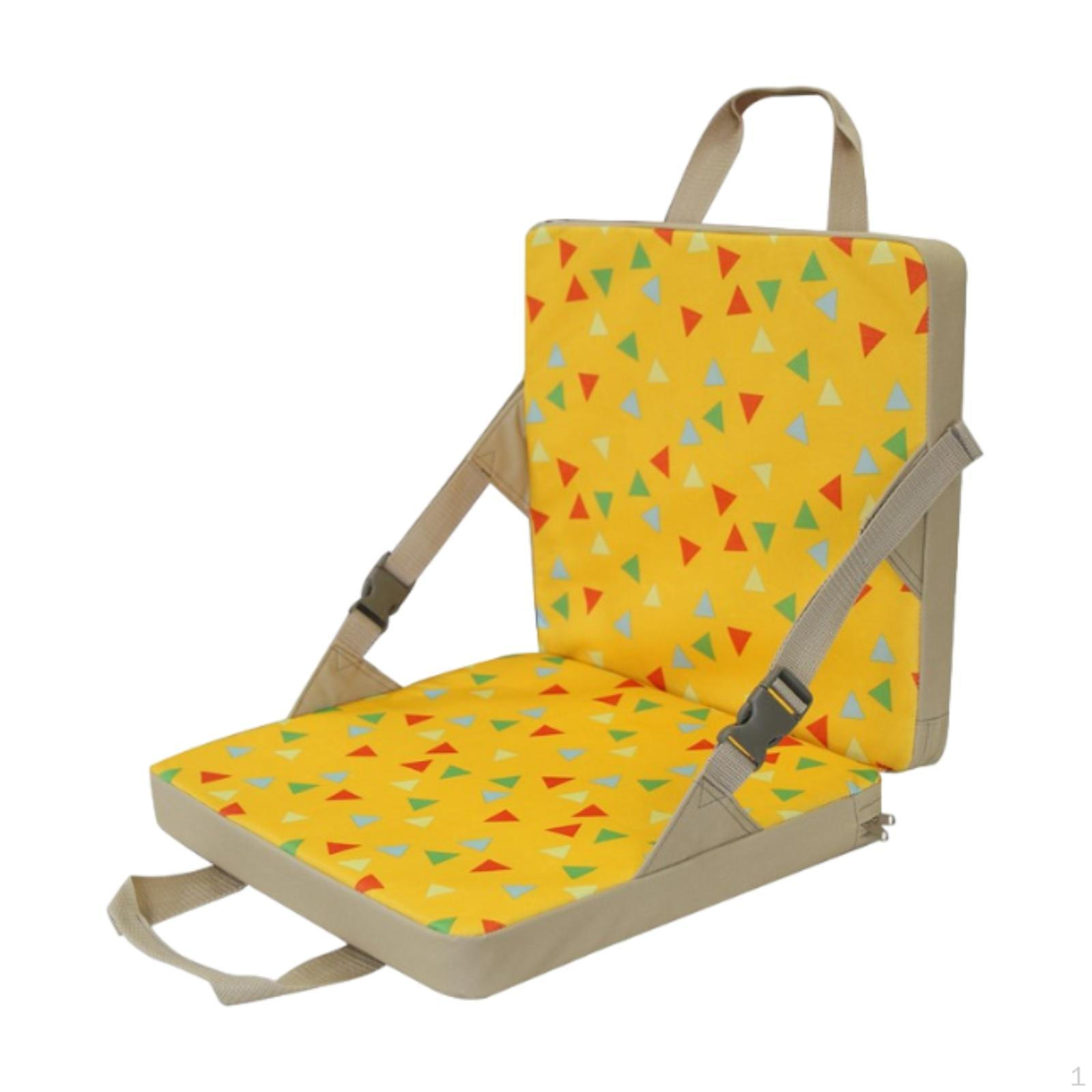 

Складная подушка для стадиона для кемпинга со спинкой, уличная мебель, детское сиденье, пол жёлтый