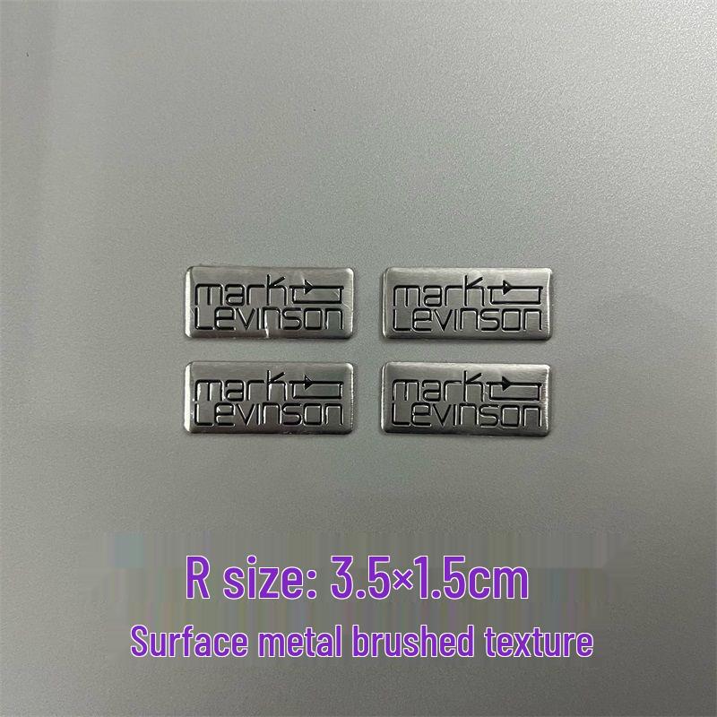 Dekorative Metallaufkleber für Auto-Audio-Lautsprecher von Bose, Harman Kardon, JBL.