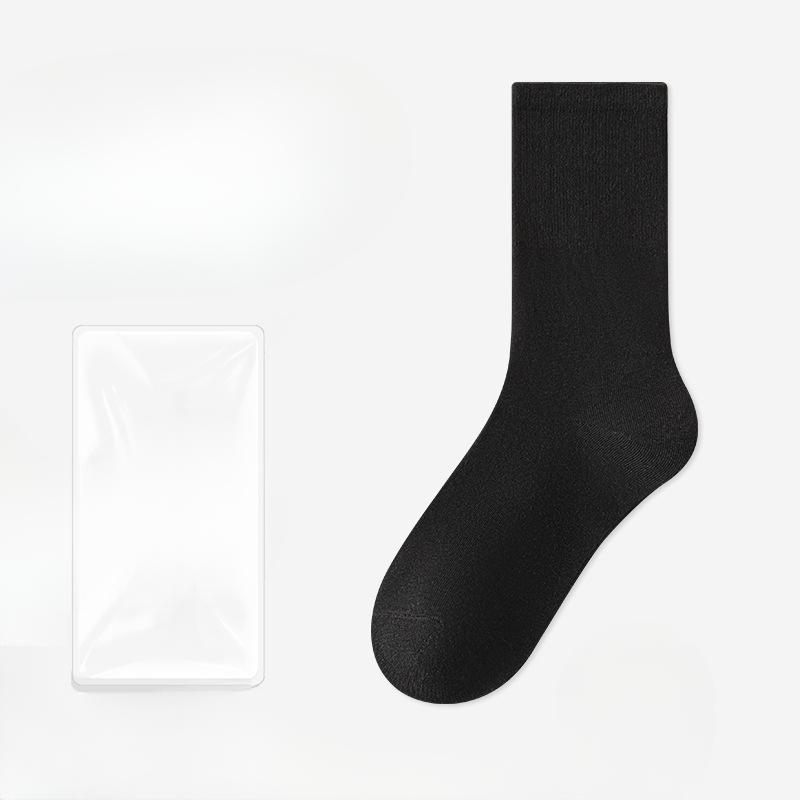 Female Autumn and Winter New Fashion Breathable Deodorant Wicking Pure Cotton Tube Socks