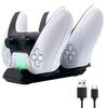 Dual Base Fast Charger Wireless Controller Charging Dock Station USB Type-C for Sony PS5 Joystick for PS5 Gamepad Accessories