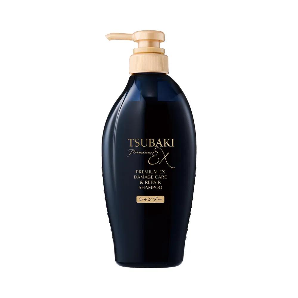 TSUBAKI Premium EX Damage Care & Repair Shampoo 450ml Japanese Camellia Oil Shampoo for Damaged Hair