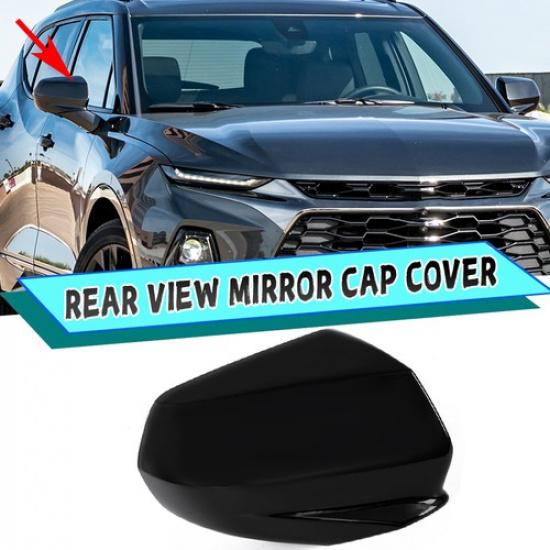 Right Side Mirror Cover Cap No Light Hole Replacement For Chevy Blazer 2019-2025